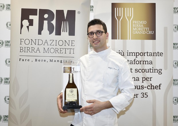 Premio Birra Moretti Grand Cru: o chef Alberto Wengert, © ANSA