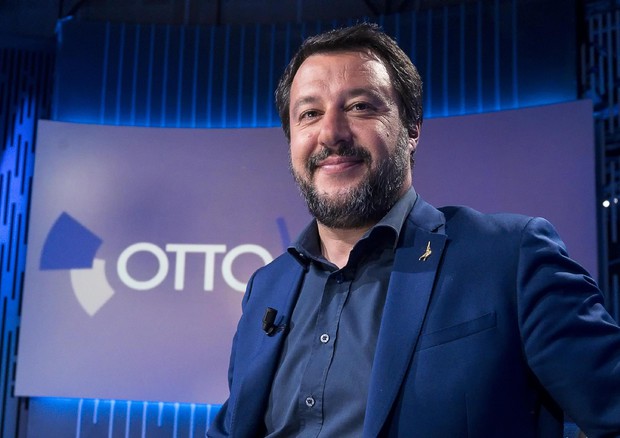 Matteo Salvini a Otto e mezzo (archivio) © ANSA