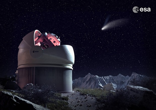L'osservatorio di FlyEye (fonte: ESA/A. Baker) © Ansa