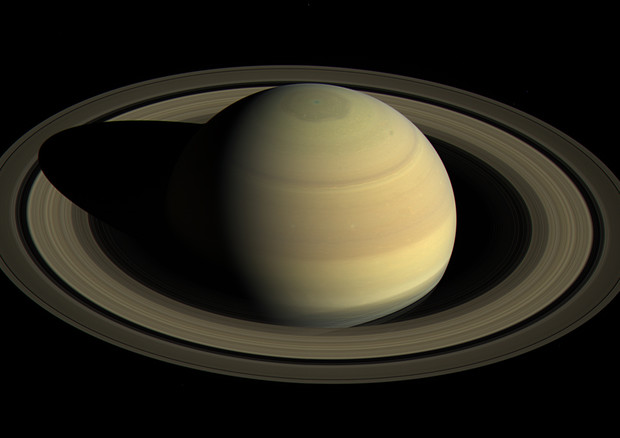 Saturno fotografato dalla sonda Cassini (fonte: NASA/JPL-Caltech/Space Science Institute) © Ansa