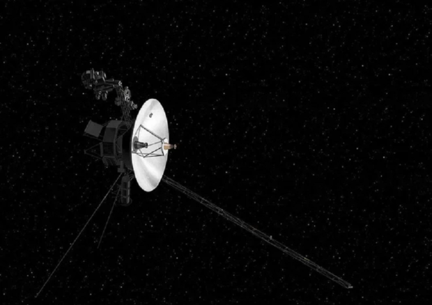 Rappresentazione artistica della sonda Voyager 2 (fonte: CreeD93) © Ansa
