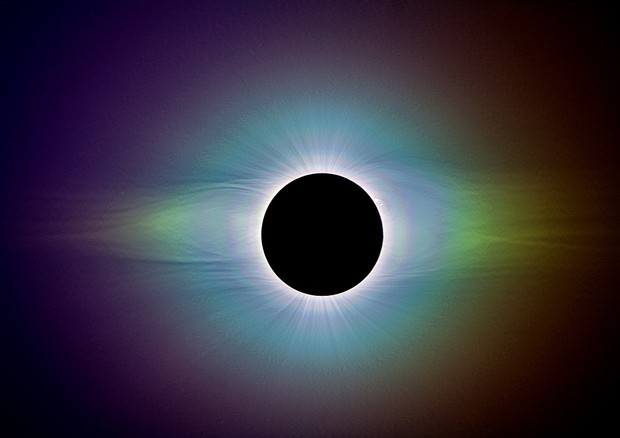 L'eclissi totale di Sole del 2 luglio 2019 vista dall'Osservatorio La Silla dell'Eso (fonte:ESA/CESAR) © Ansa