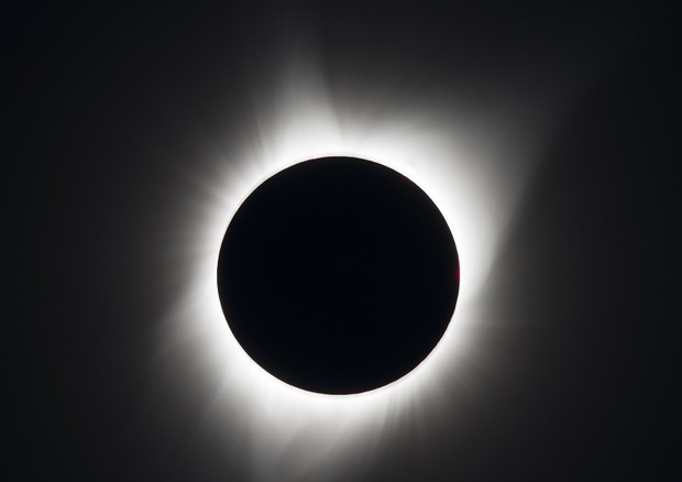 Eclissi totale di Sole (fonte: NASA Goddard Space Flight Center) © Ansa