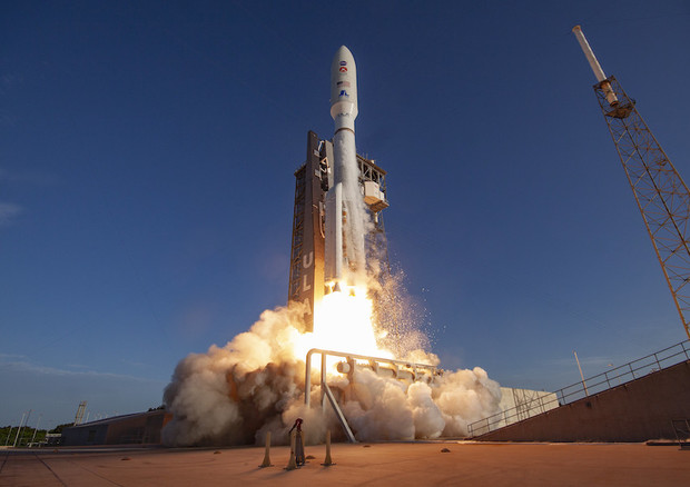 Il lancio della missione Mars 2020 con un razzo Atlas 5 (fonte: United Launch Alliance) © Ansa