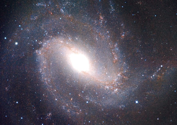 La galassia Messier 51 (fonte: ESO) © Ansa