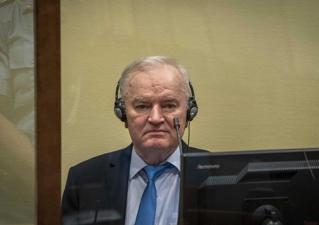 Ratko Mladic, ex leader militare dei serbo-bosniaci condannato all'ergastolo per crimini di guerra e contro l'umanità © EPA