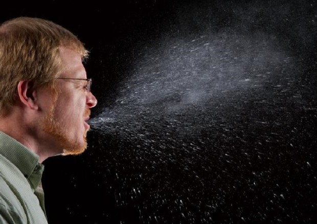 Le goccioline emesse con starnuti e tosse sono fra i principali veicoli di trasmissione dei virus (fonte: James Gathany/CDC) © Ansa