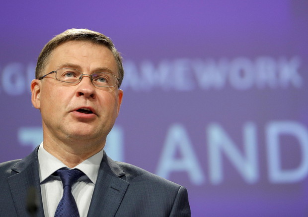 Valdis Dombrovskis, vicepresidente della Commissione europea © EPA