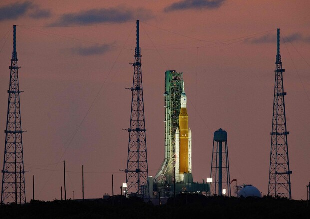 Il lanciatore Sls della missione Artemis (fonte: NASA) © AFP