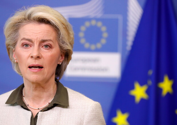 La presidente della Commissione europea Ursula von der Leyen © EPA