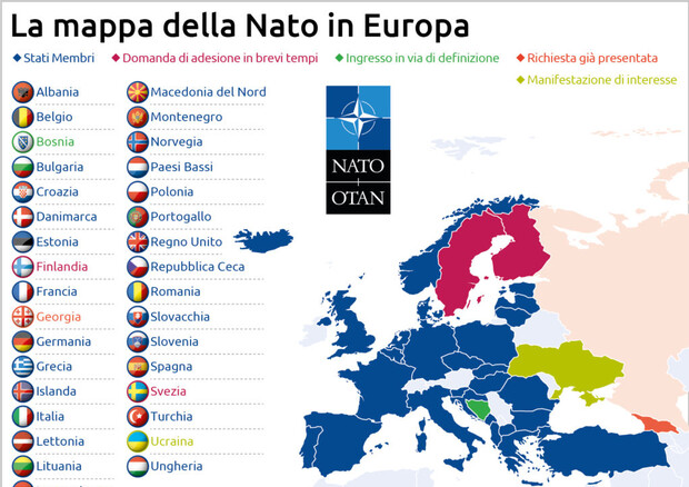 La Finlandia nella Nato. Mosca, ‘rischio guerra nucleare’ © Ansa