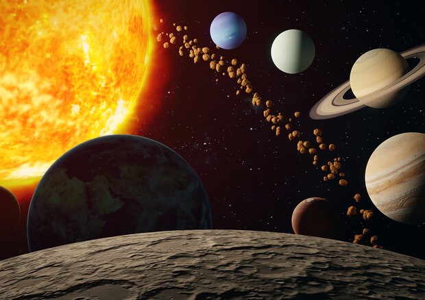 Rappresentazione artistica del Sistema Solare (fonte: Pixabay) © Ansa