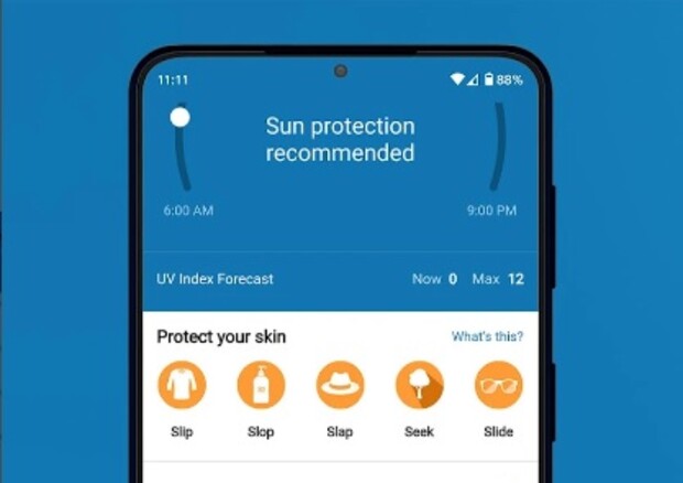 Oms lancia app per esposizione al sole sicura (ANSA)