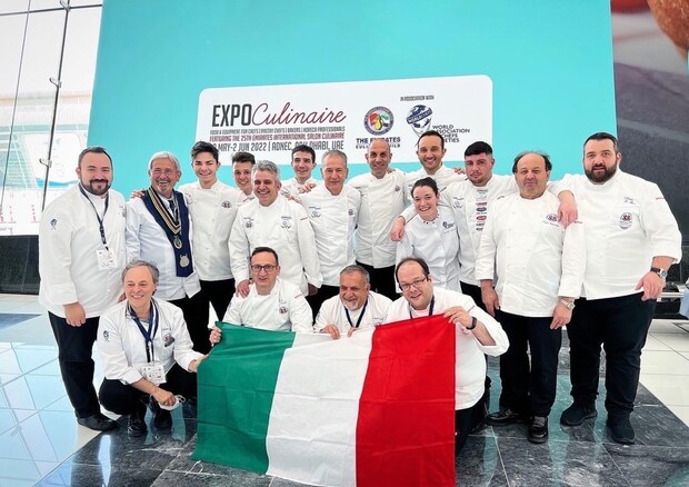 I cuochi azzurri campioni del mondo, nella Global Chef Challenge © ANSA