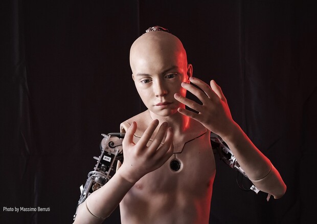 Il robot Abel ‘studia’ per assistere i malati di demenza (fonte: Massimo Berruti – Emotiva - Centro Piaggio Università di Pisa) © Ansa