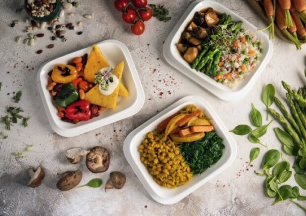 Emirates rileva in un anno aumento del 154% dei pasti vegani © ANSA