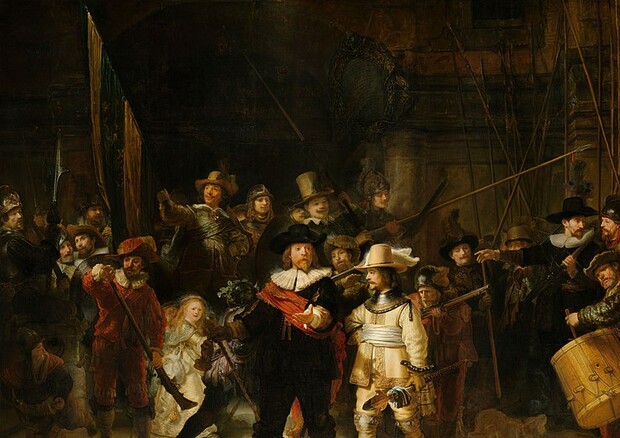 La 'Ronda di notte' di Rembrandt © Ansa