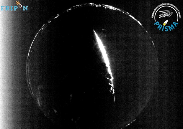  Il bolide del 24 maggio ripreso dalla camera Prisma del Gennargentu (fonte: Prisma, Inaf) © Ansa