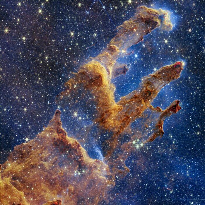 From Webb Telescope the new image of the pillars of creation – space and astronomy