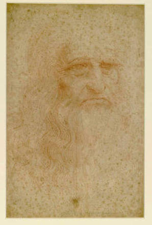 Autoritratto di Leonardo da Vinci (fonte: Biblioteca Reale di Torino)