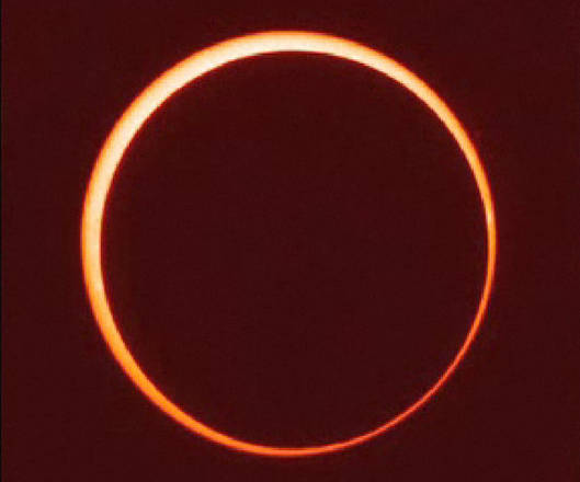 Eclisse anulare di Sole (fonte: JPL/NASA)