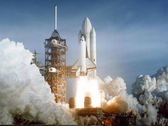 Il lancio del primo shuttle, il 12 aprile 1981 (fonte: Nasa)