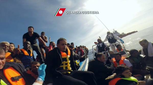 A recent rescue operation off the Sicilian coast