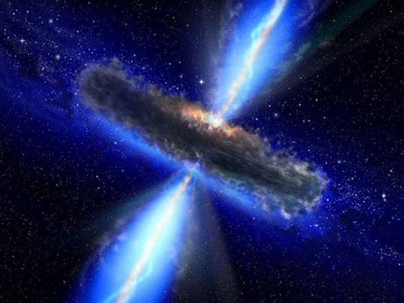Rappresentazione artistica di un buco nero (fonte: ESA/NASA)
