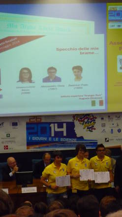 Letizia Basso, Beatrice Prato e Alessandro Gioia, selezionati tra i finalisti italiani nell’ambito delle manifestazione “I giovani e le scienze”