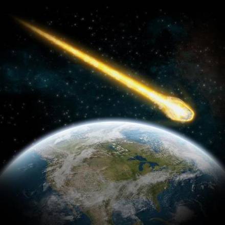 Rappresentazione artistica del passaggio di un asteroide vicino alla Terra
