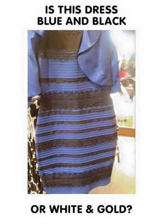 Il web diviso sul colore del vestito: bianco e oro oppure nero e blu