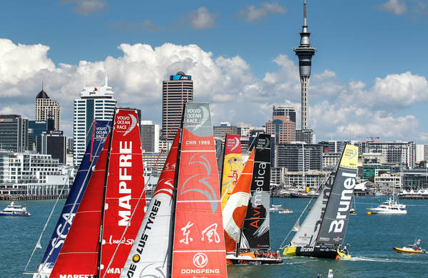 Vela: Volvo Ocean Race, la in-port race di Auckland