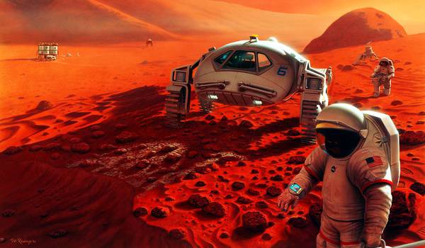 Secondo gli esperti, portare i primi astronauti su Marte è tecnicamente possibile già a partire dal 2024 (fonte: NASA/Pat Rawlings)