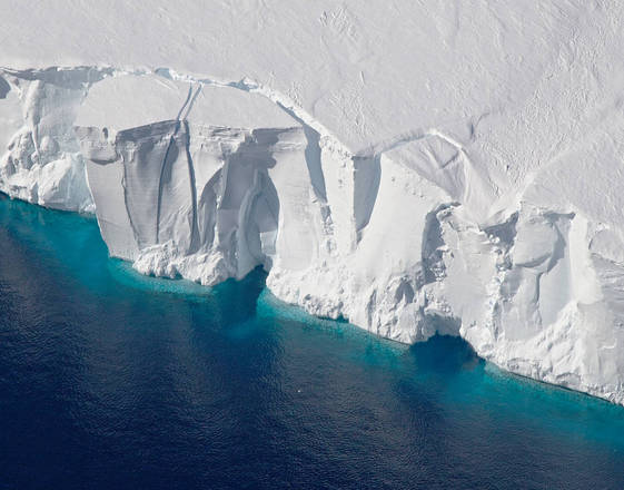 Le foto della piattaforma di ghiaccio Getz (fonte: NASA)