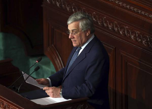 Discorso del presidente del Parlamento europeo Antonio Tajani al Parlamento tunisino