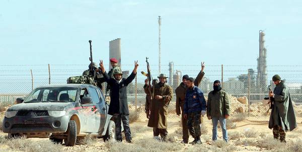 Ras Lanuf oil field in Libya