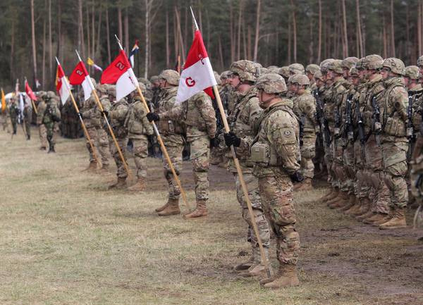 Polonia riceve mille nuovi soldati Nato vicino Kaliningrad - Politica -  Nuova Europa - ANSA.it