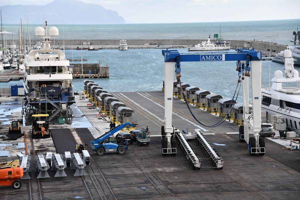 Nautica: Amico & Co presenta un nuovo shiplift per megayacht