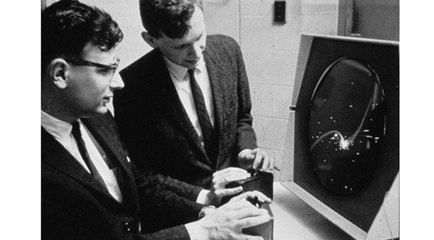 Space war! (1962)  il primo simulatore di volo e combattimento spaziale e uno dei primi videogame in assoluto