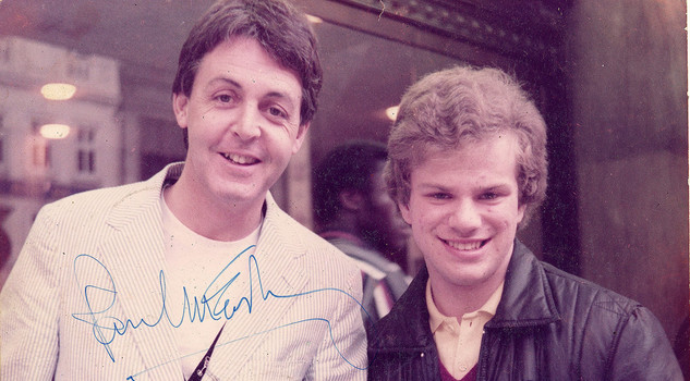 Richard Porter e Paul McCartney in una foto del 1987