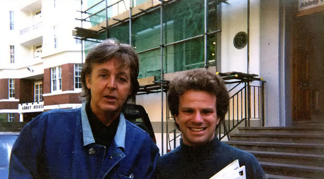 Richard Porter e Paul McCartney in una foto del 1992