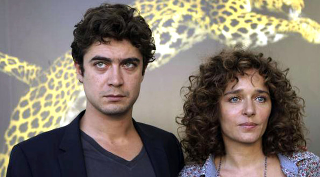 Riccardo Scamarcio e Valeria Golino a Locarno in una foto d'archivio 2010