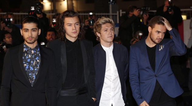 Members of British band One Direction, (L-R) Zayn Malik, Harry Styles, Niall Horan and Louis Tomlinson arrive for the 16th NRJ Music Awards at the Palais des Festivals in Cannes, France, 13 December 2014. EPA/SEBASTIEN NOGIER