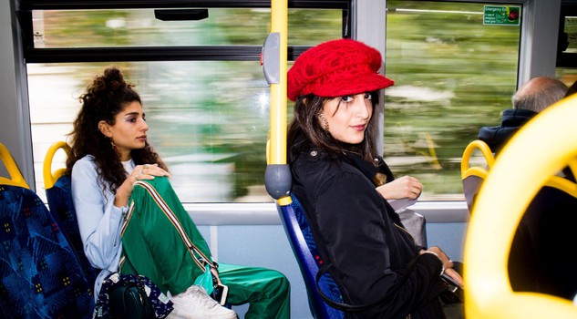 Yasmine Saliba e Laetitia G. Mourad due studentesse di Polimoda a Londra per il Master in fashion styling (da Facebook Polimoda)