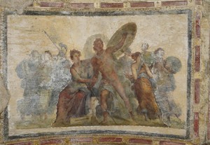 Restauri alla Sala Achille a Sciro nella Domus Aurea