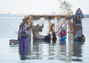 Venice: Nativity scene in the lagoon