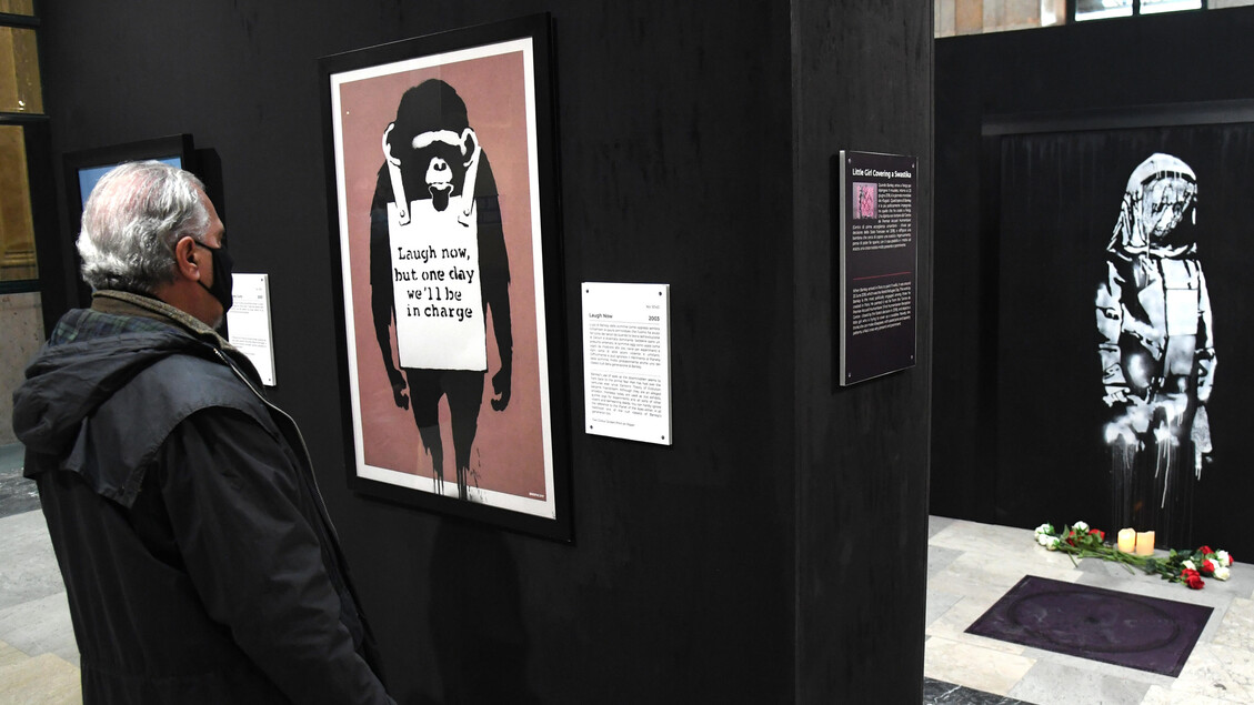 ITALY BANKSY EXHIBITION - ALL RIGHTS RESERVED