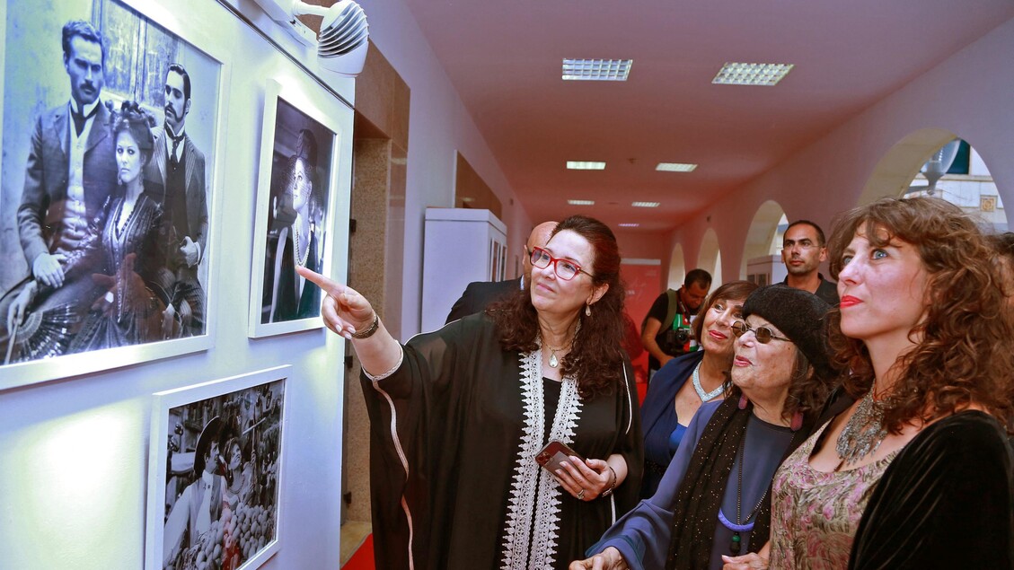 Claudia Cardinale alla mostra " Siciliani d 'Africa" a La Goulette © ANSA/AFP