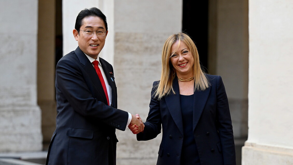 Japanese Prime Minister Fumio Kishida visits Rome - ALL RIGHTS RESERVED