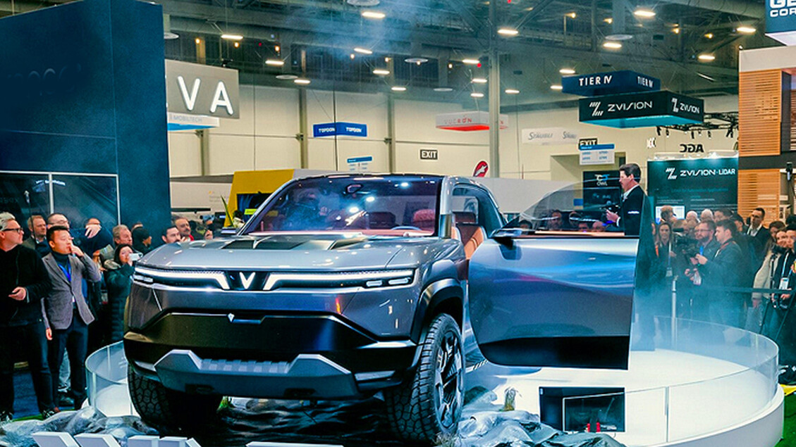 VinFast con Torino Design e GoMotiv inventa il primo pick-up coupé © ANSA/VinFast